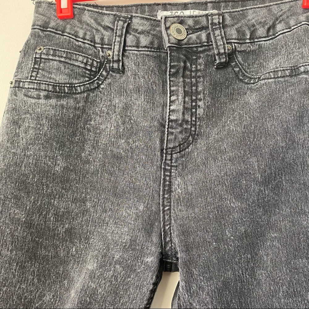 HIGH WAIST DENIM DARK WASH SKINNY JEANS